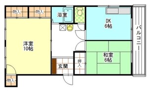 皆川ハイツの物件間取画像